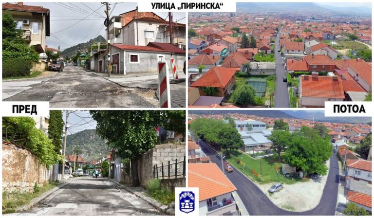 Рехабилитација на неколку улици во Прилеп